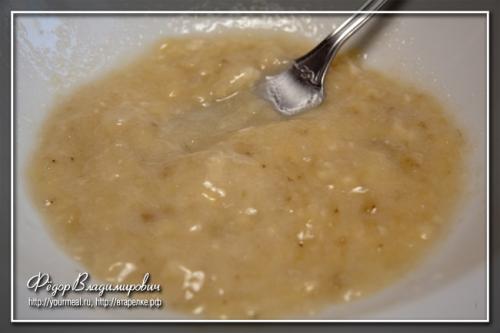 Банановое печенье. Банановое песочное печенье.