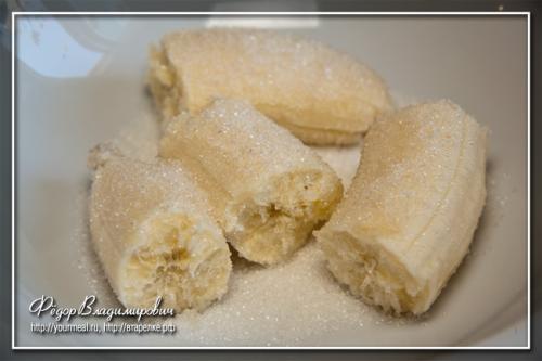 Банановое печенье. Банановое песочное печенье.