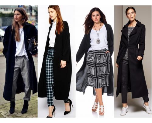 Длинные пальто с чем носить. С чем носить длинное пальто в 2020 году?  24