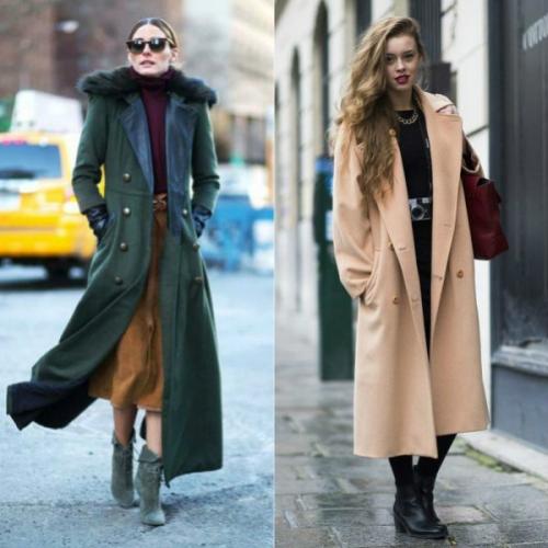 Пальто с короткими ботинками на каблуке. Пальто до колена, выше колена и ниже колена – подбираем обувь для каждого случая