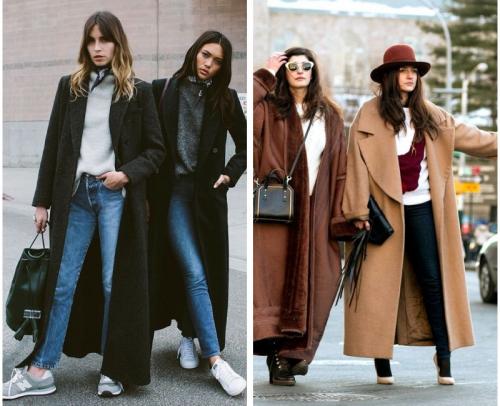 Длинные пальто с чем носить. С чем носить длинное пальто в 2020 году?  20