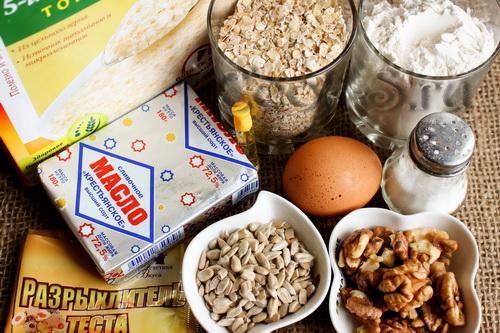 Печенье из злаков и орехов. Злаковое печенье