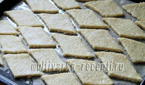 Постное печенье с кунжутом и семечками. Постное домашнее печенье с кужутом