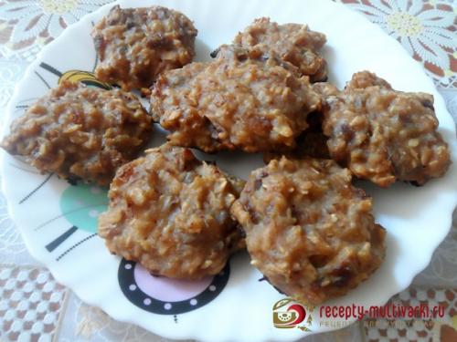 Овсяное печенье без масла и сахара для спортсменов