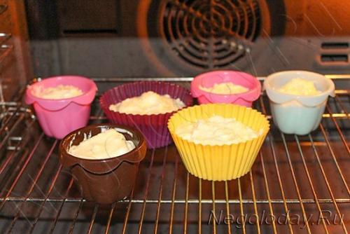 Диетический кекс с творогом и бананом. Очаровательные творожные маффины – подробный рецепт с красивыми фото : )