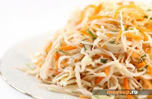 Диетическая заправка для салата из капусты. Диетические салаты из капусты