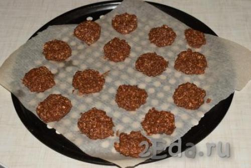 Постное овсяное печенье с бананом.