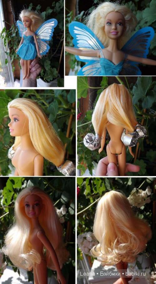 Как привести в порядок волосы куклы если они свалялись. Мастер класс. Как мне удалось спасти волосы кукле