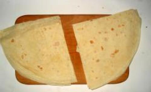 Лаваш с творогом в микроволновке. 