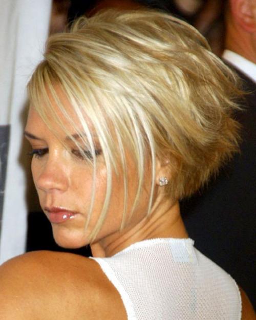 Боб на ножке с челкой. Боб-каре на ножке – кому идет 18