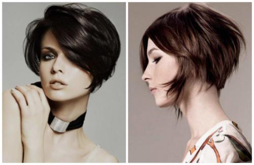 Боб на ножке с челкой. Боб-каре на ножке – кому идет 08