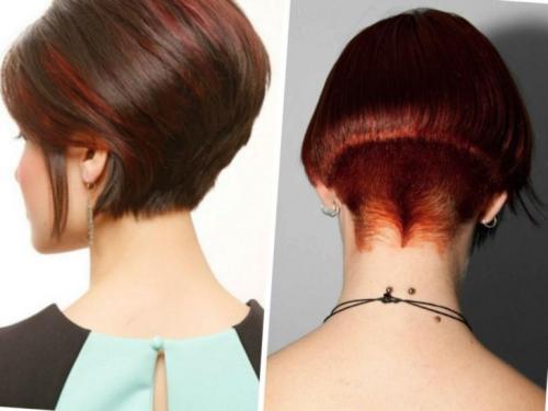 Боб на ножке с челкой. Боб-каре на ножке – кому идет 13