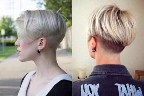 Боб на ножке с челкой. Боб-каре на ножке – кому идет