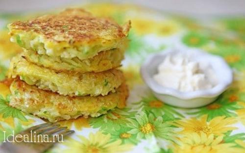 Капустные оладьи