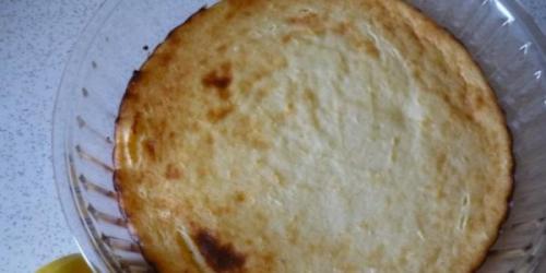 Творожная запеканка в микроволновке с конвекцией. Традиционный рецепт