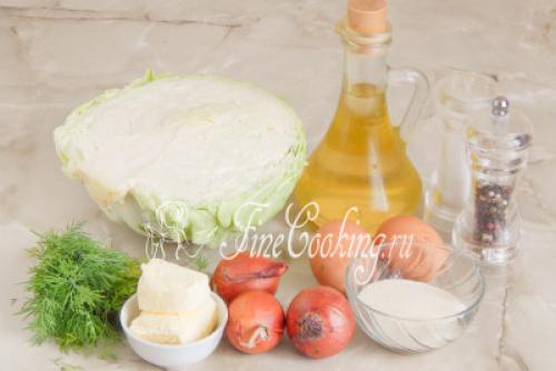 Как приготовить котлеты из свежей капусты. Ингредиенты: