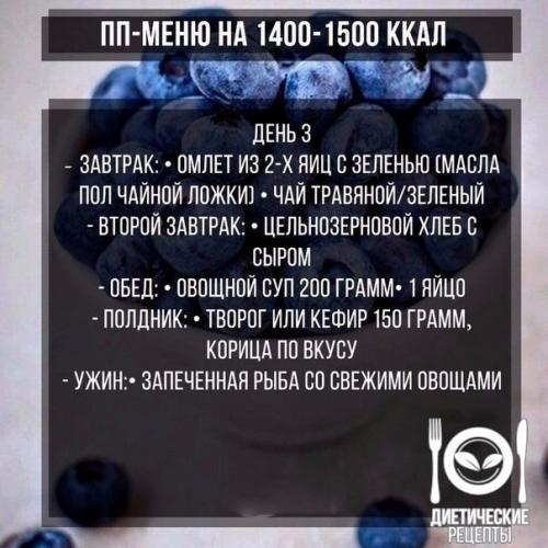 Бюджетное меню пп на 1400 ккал в день на неделю простое меню. Правильное питание на 3 дня (ПП): пример меню на 1400-1500 ккал