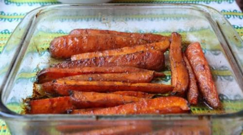 Пряная запеченная морковь