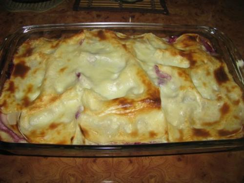 Лазанья с творогом сладкая. Творожная лазанья со сладким молочным соусом