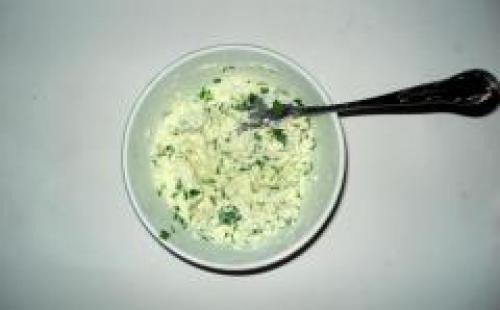 Лаваш с творогом в микроволновке. 