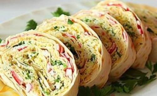 Диетические рулеты из лаваша с разными начинками рецепты. Рулетики диетические: рецепты, способы приготовления
