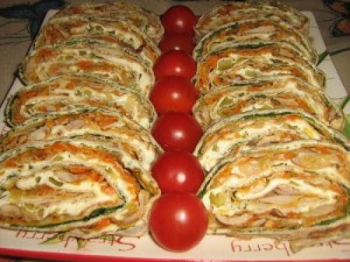 Диетические рулеты из лаваша с разными начинками рецепты. Рулетики диетические: рецепты, способы приготовления