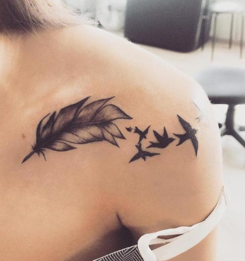 Тату на ключицах. Тату на ключице – значение