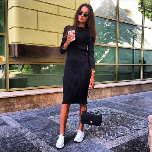 С чем носить платье лапшу осенью. Платье лапша — с чем носить?