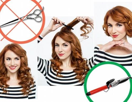 Каре без стрижки. Способ №1 04