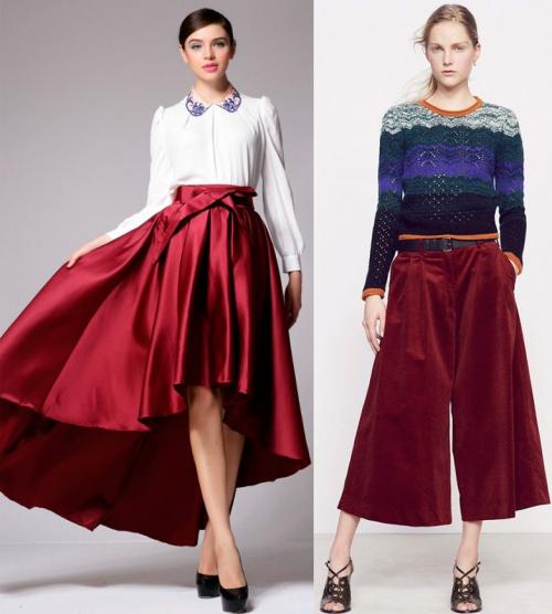 Бургундский цвет в одежде и правила создания шикарных образов. Создание шикарных образов в бургундском цвете