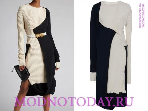 Платье лапша 2020. Платье лапша из трикотажной ткани