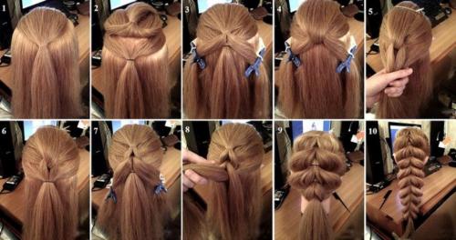 Вечерняя прическа самой себе. Прически с косами