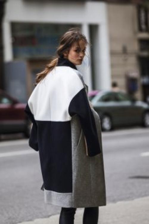 С чем носить серое пальто до колена. Безупречные оттенки серого в моделях женских пальто