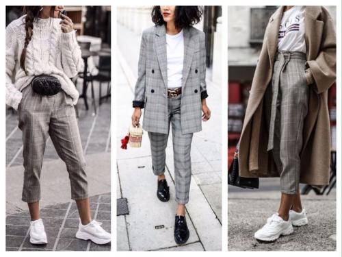 С чем носить укороченные белые брюки. Образы