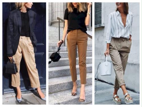 С чем носить укороченные белые брюки. Образы
