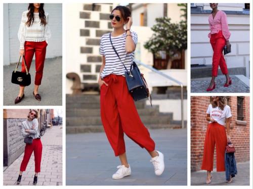 С чем носить укороченные белые брюки. Образы