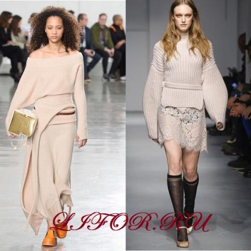 Свитер оверсайз крупной вязки. Чем отличается объёмный свитер или джемпер оверсайз крупной вязки (с фото)