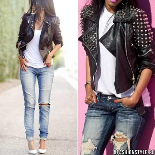 Модные образы с рваными джинсами. С чем носить рваные джинсы? Советы стилистов и модные луки!
