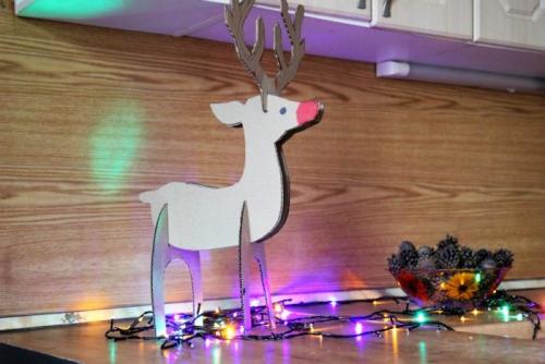 Новогодний олень из картона своими руками. Новогодний олень своими руками: несколько простых вариантов изготовления