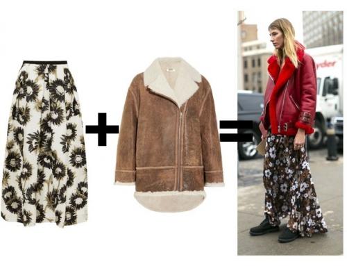 Юбка макси с пуховиком. ША.  Определяемся с длиной ВЕРХНЕЙ ОДЕЖДЫ 07