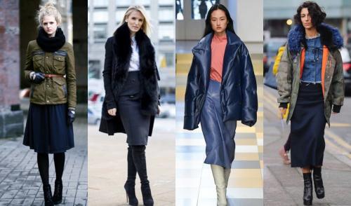 Юбка макси с пуховиком. ША.  Определяемся с длиной ВЕРХНЕЙ ОДЕЖДЫ