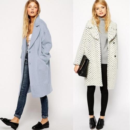 Пальто кокон и его фото