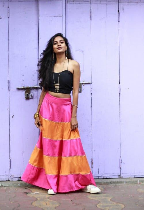 С чем носить юбку трапецию зимой. Юбка-трапеция: кому носить и с чем комбинировать