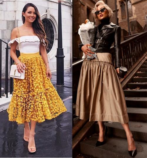 Юбка трапеция 2020. Стильные юбки 2019-2020 модные тенденции, фасоны, новинки + фото