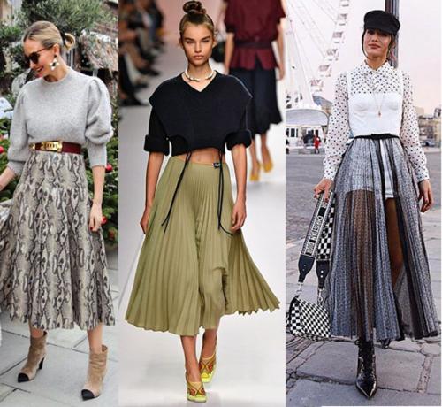 Юбка трапеция 2020. Стильные юбки 2019-2020 модные тенденции, фасоны, новинки + фото