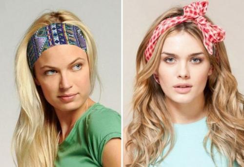 Как быстро убрать челку. Укладка при помощи аксессуаров