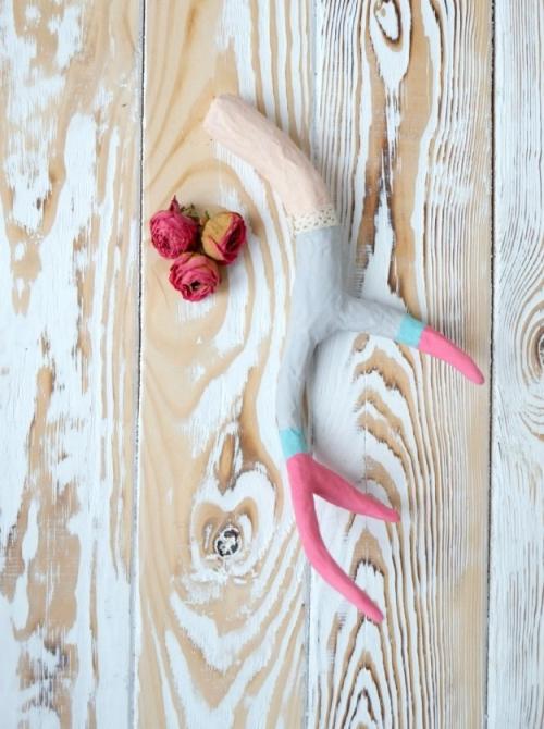 Как сделать рога оленя своими руками. Как сделать рога своими руками