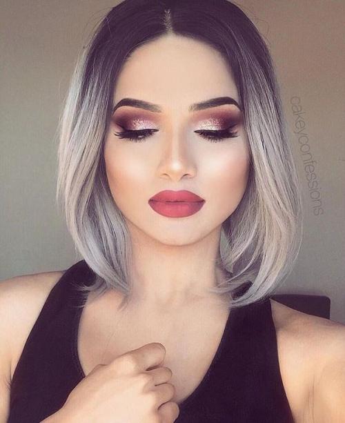 Цвет волос для темно карих глаз. Оттенки карего и цвет волос 17