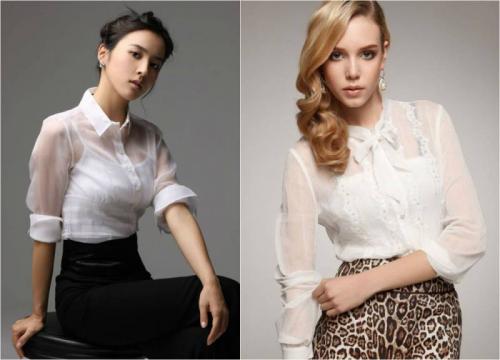 Модные прозрачные блузки. Как и с чем носить прозрачные блузки