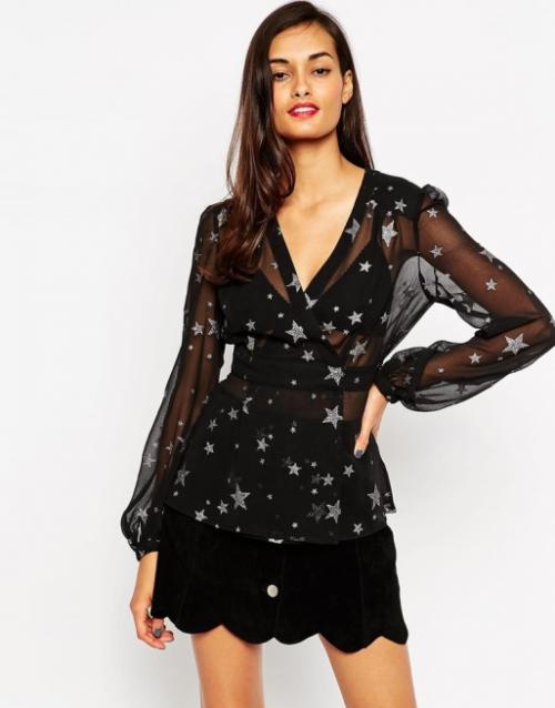 Модные прозрачные блузки. Как и с чем носить прозрачные блузки